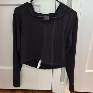 Gymshark Cropped Black Pullover Small